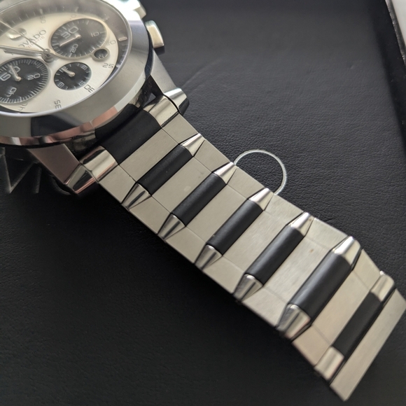 Movado Watch Mens CHRONOGRAPH RED LABEL-VIZIO FUSION... RARE - Picture 5 of 16